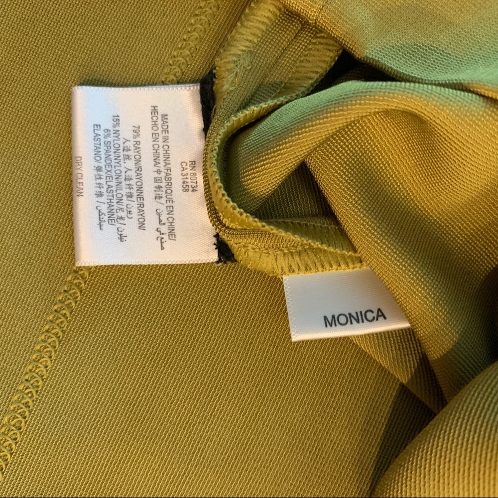 BCBG MaxAzria bandage Green stretch pencil skirt - Picture 6 of 7